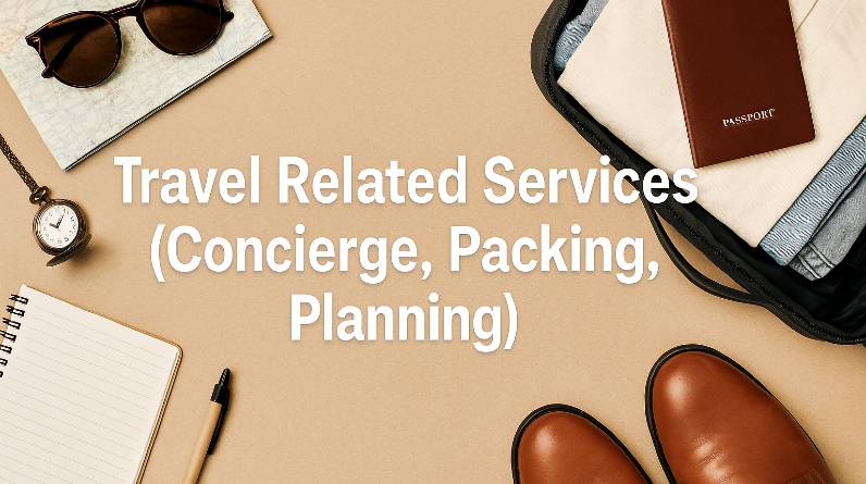 Travel Related Services Concierge, Packing, and Planning for the Modern Traveler