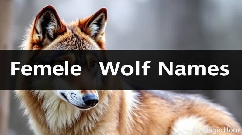 Female Wolf Names Powerful, Elegant & Unforgettable