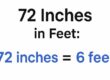 72 Inches in Feet A Complete and Practical Conversion Guide