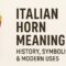italian horn meaning